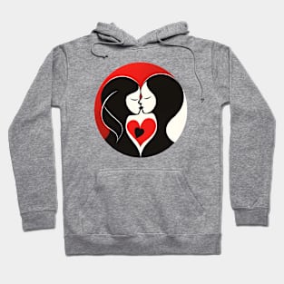 Discover True Romance: Art, Creativity and Connections for Valentine's Day and Lovers' Day Hoodie